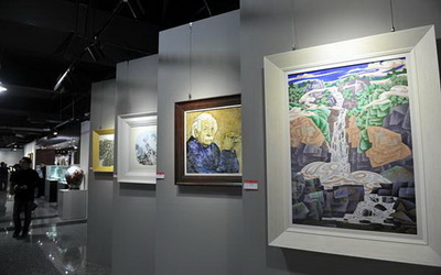 贛粵攜手譜新篇 首屆文化藝術交流精品展暨中國經濟貿易促進會江西分會成立